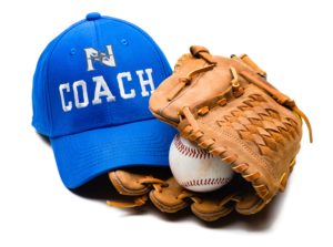 NWLL Baseball Coach Hat Glove and baseball