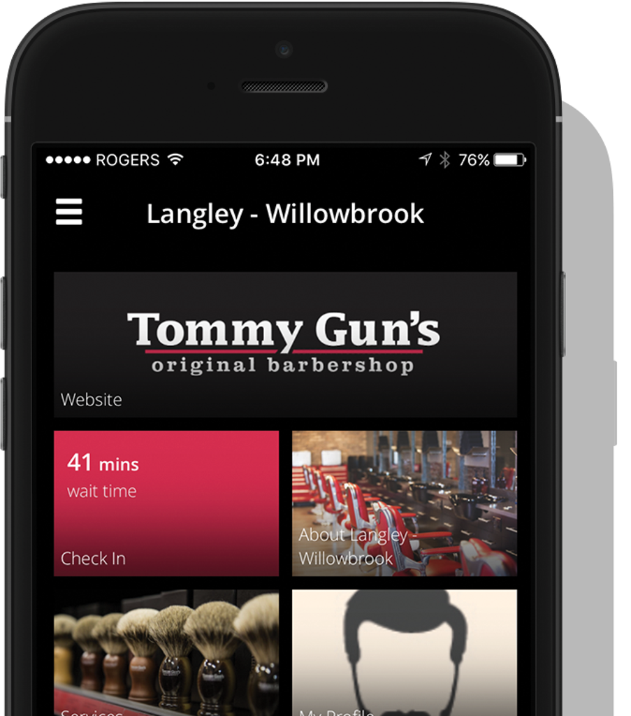 Tommy Gun's iPhone App Image