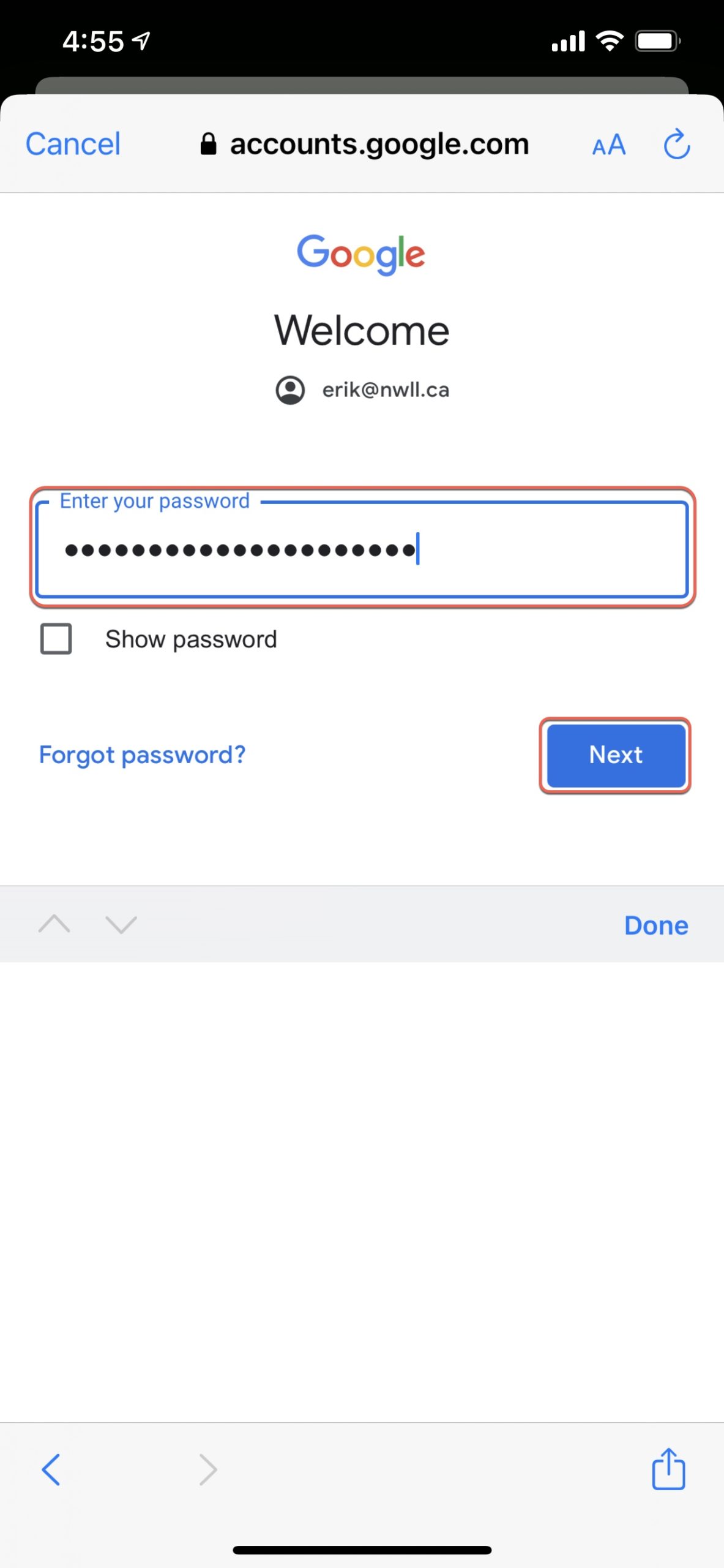 how to check google chat id